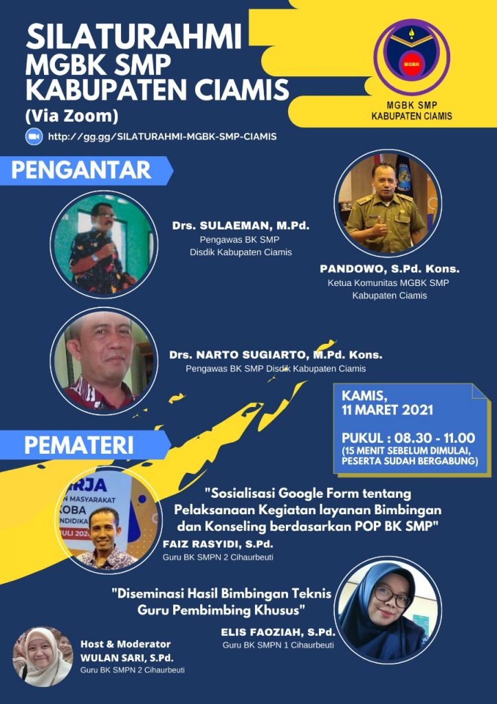SILATURAHMI VIRTUAL GURU BK SMP SE-KABUPATEN CIAMIS