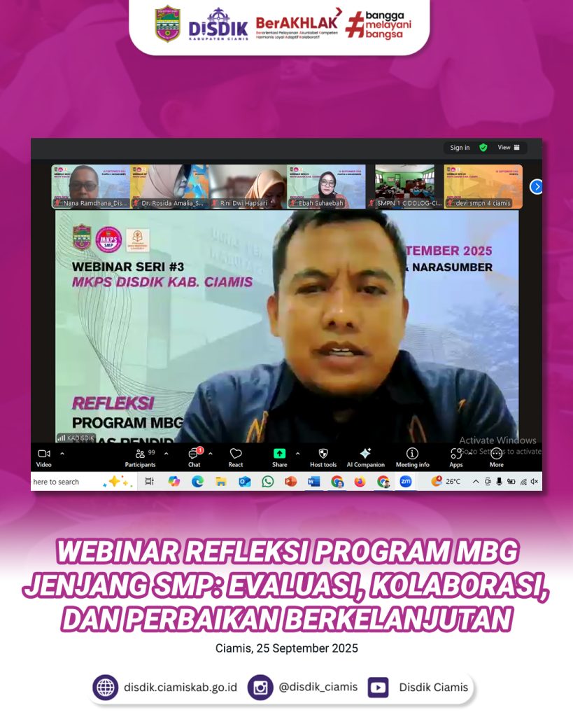 Webinar Refleksi Program MBG