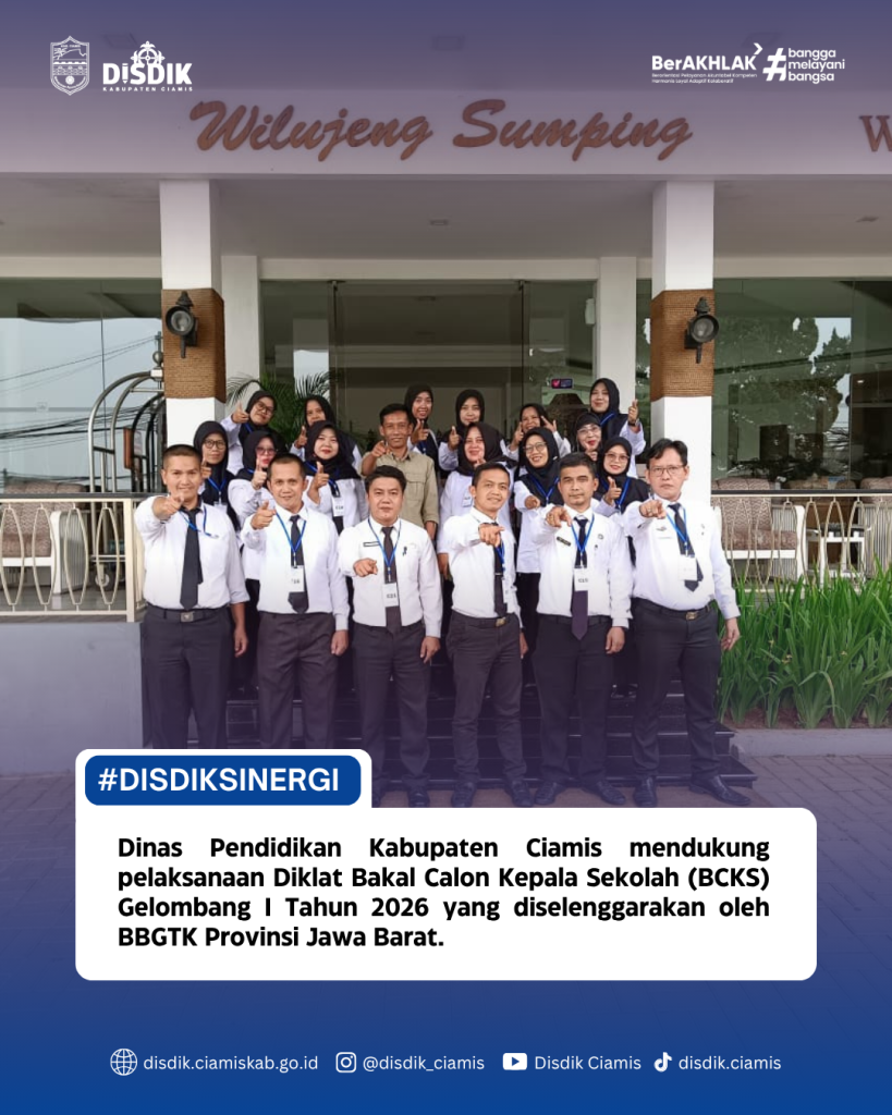 Diklat Bakal Calon Kepala Sekolah (BCKS) Gelombang I Tahun 2026 Diklat Bakal Calon Kepala Sekolah (BCKS) Gelombang I Tahun 2026