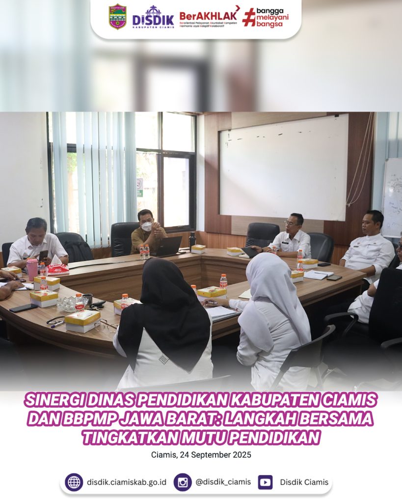 Sinergi Disdik dan BBPMP Jawa Barat: Langkah Bersama Tingkatkan Mutu Pendidikan