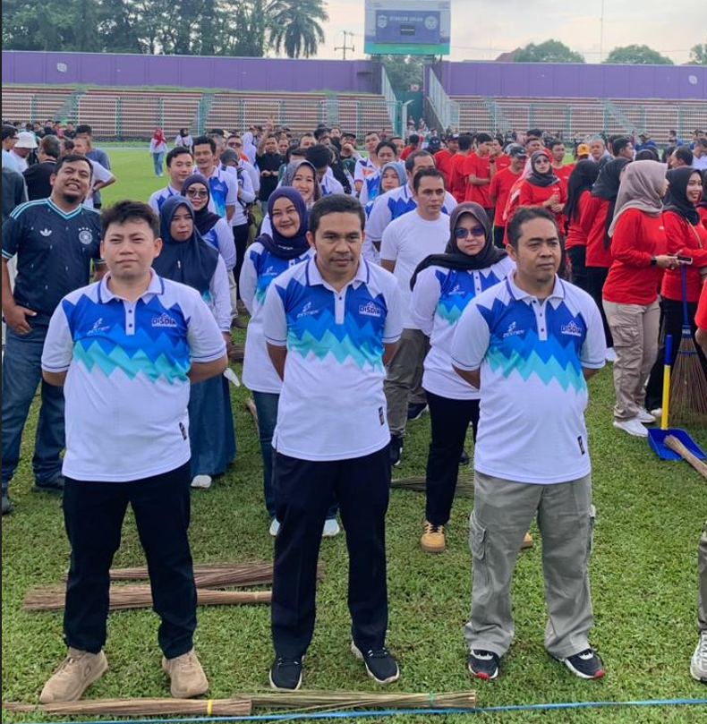 Dinas Pendidikan Mengikuti Kegiatan Aksi Nyata untuk Ciamis Lebih Bersih