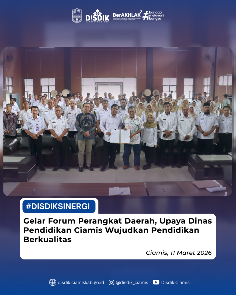 Gelar Forum Perangkat Daerah, Upaya Dinas Pendidikan Meningkatkan Kualitas Pendidikan