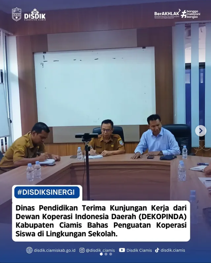 Dinas Pendidikan Ciamis Dorong Penguatan Koperasi Siswa sebagai Sarana Pembelajaran dan Kemandirian Dinas Pendidikan Ciamis Dorong Penguatan Koperasi Siswa sebagai Sarana Pembelajaran dan Kemandirian