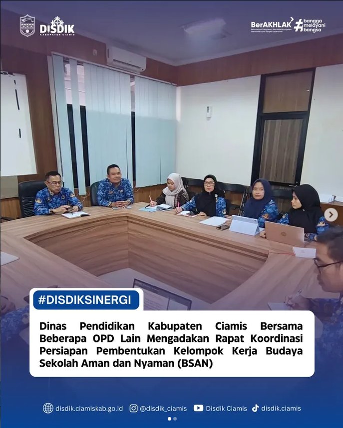Dinas Pendidikan Ciamis Perkuat Sinergi Lintas OPD untuk Mewujudkan Sekolah Aman dan Nyaman